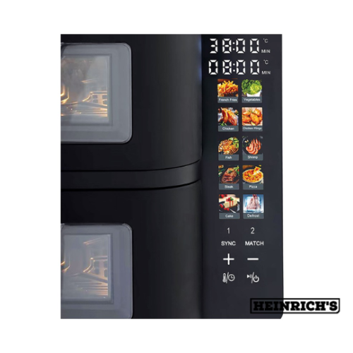 هواپز و سرخ کن رژیمی 11 لیتری دو طبقه هنریچ مدل HFR 8231